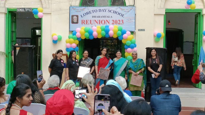 Loreto Dharmatala reunion hosted by actress and ex-student Falaque Rashid Roy