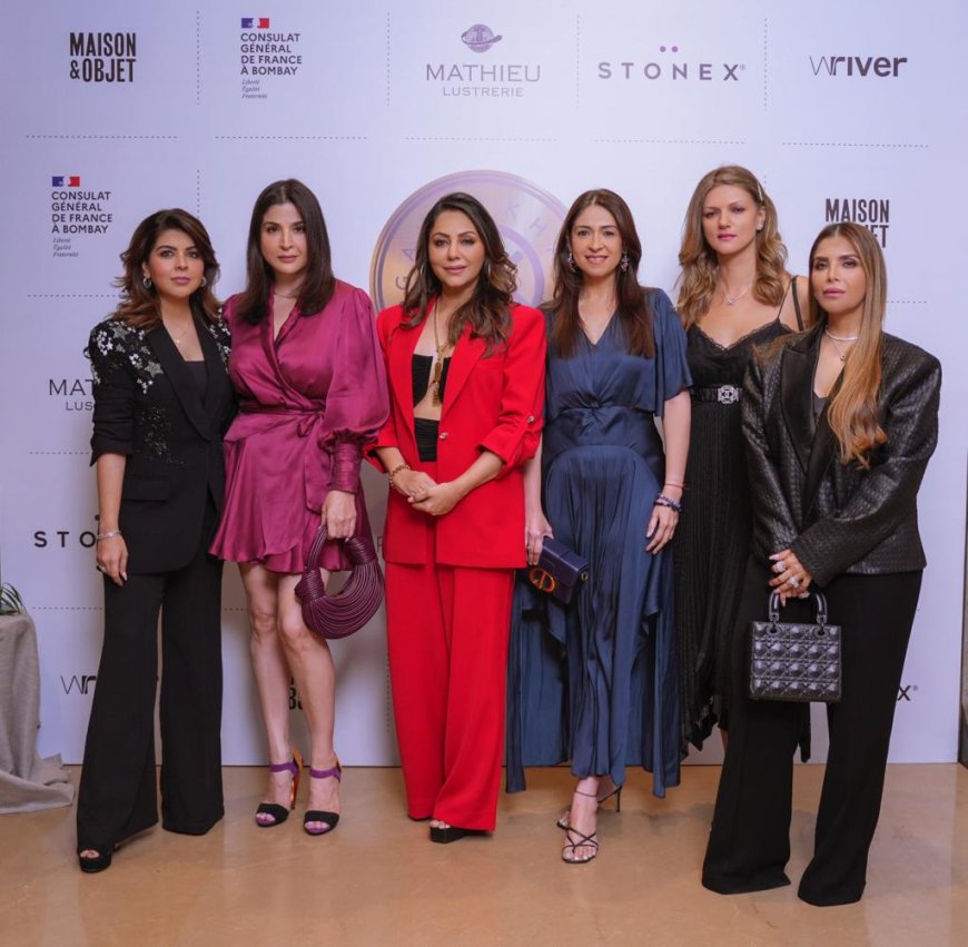 Gauri Khan collaborated with Maison&Objet the renowned bi-annual home fashion and décor show and Mathieu Lustrerie for a  majestic gala dinner at Gauri Khan Designs.