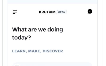 Krutrim AI - New AI Chatbot App by OLA's Founder Bhavesh Kumar to launch soon