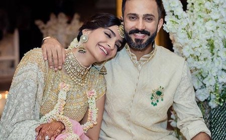 Sonam Kapoor shares heartfelt photos with husband Anand Ahuja on their 6th wedding anniversary, featuring a special appearance by son Vayu: ‘The love of my life’.