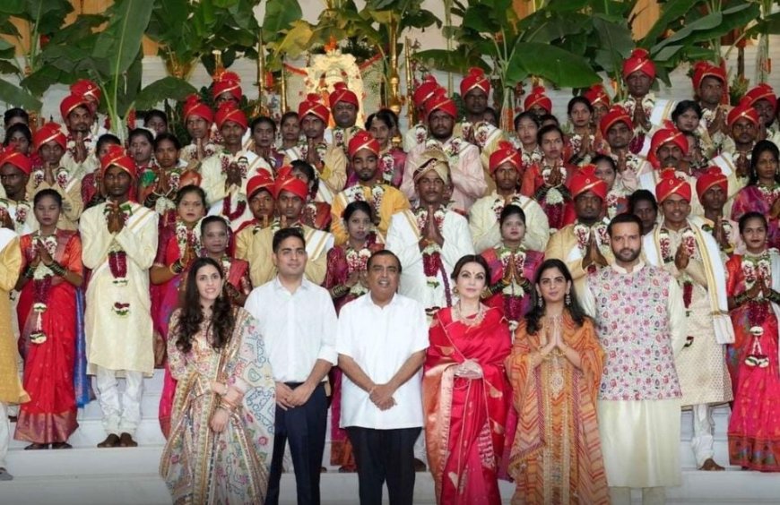 Ambanis organize samuh vivah for underprivileged couples