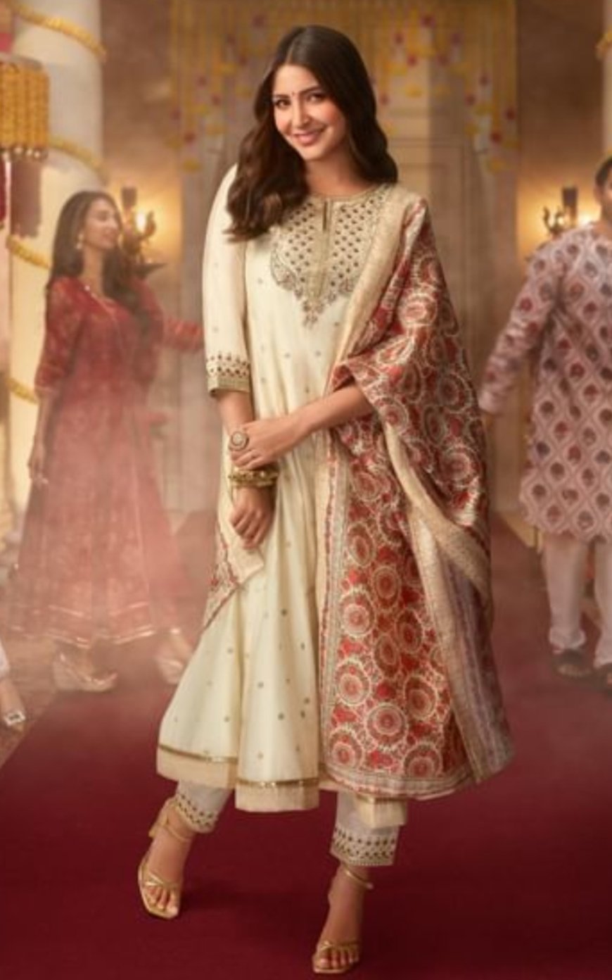 Anushka Sharma Stars in Festive-Themed Clothing Ad Amid Recent Family Milestone