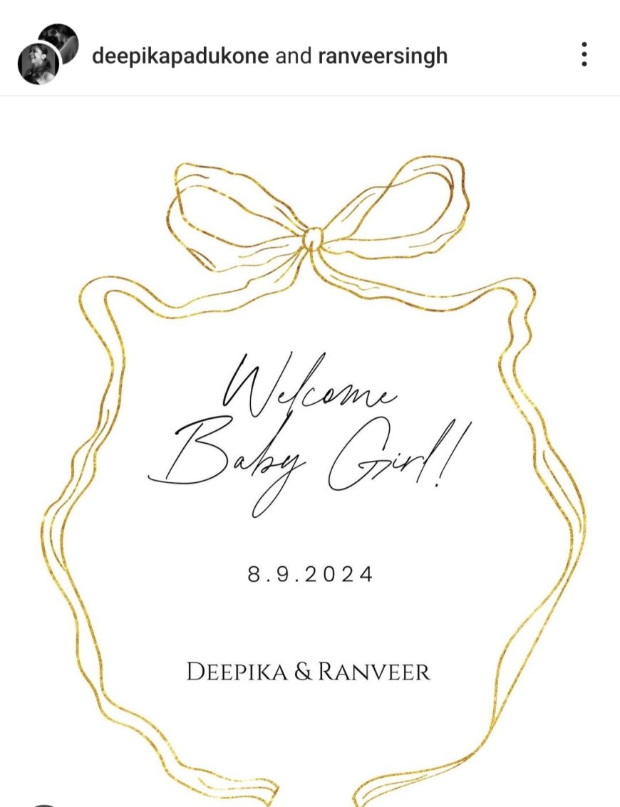 Deepika Padukone and Ranveer Singh Welcome Baby Girl; Bollywood Showers the Couple with Love