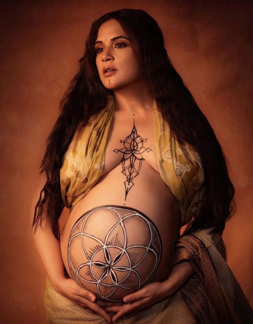 Richa Chadha Shares Heartfelt Maternity Photoshoot and Message on Celebrating Daughter's Day with Newborn