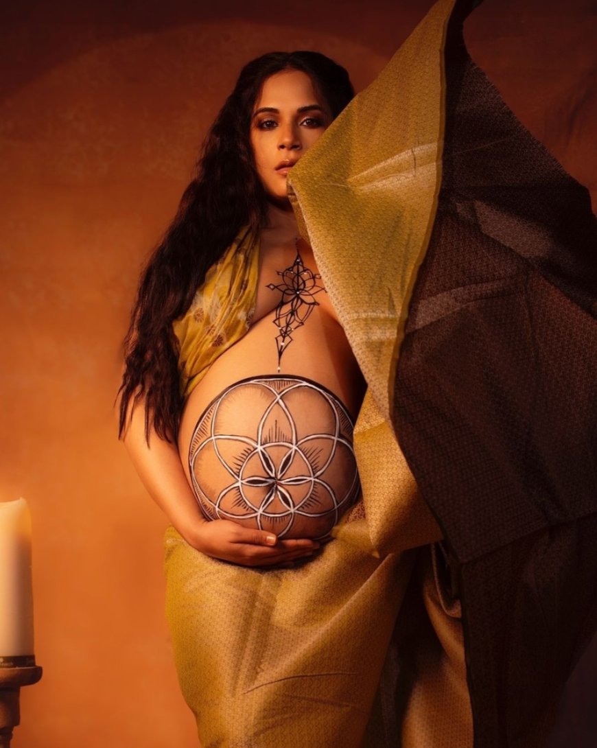 Richa Chadha Shares Heartfelt Maternity Photoshoot and Message on Celebrating Daughter's Day with Newborn