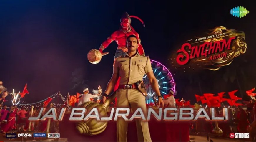 "Singham Again" Unveils First Song "Jai Bajrangbali," Showcasing Character Bonds