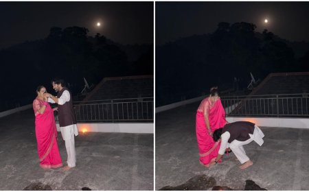 Vikrant Massey Faces Backlash for Touching Wife’s Feet During Karwa Chauth Celebrations