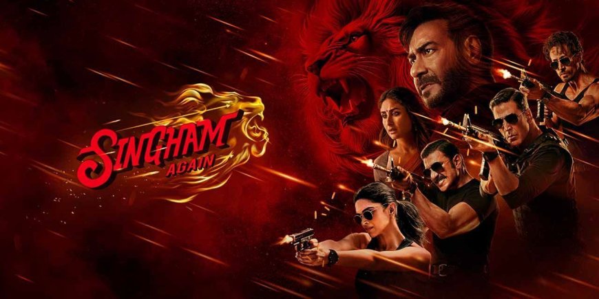 Singham Again Maintains Strong Box Office Performance, Crosses ₹164 Crore in Six Days Amid Diwali Releases