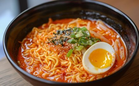 Korean Ramen Gains Global Popularity Amid Growing Culinary Curiosity