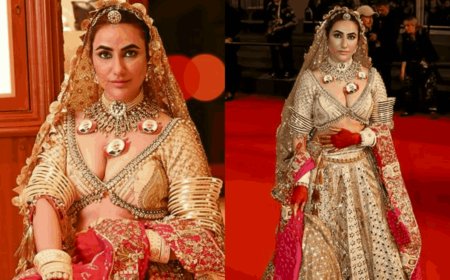 Ruchi Gujjar’s Political Fashion Statement Turns Heads at Cannes 2025