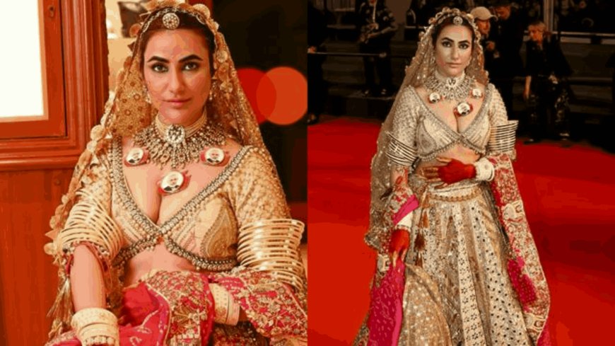 Ruchi Gujjar’s Political Fashion Statement Turns Heads at Cannes 2025